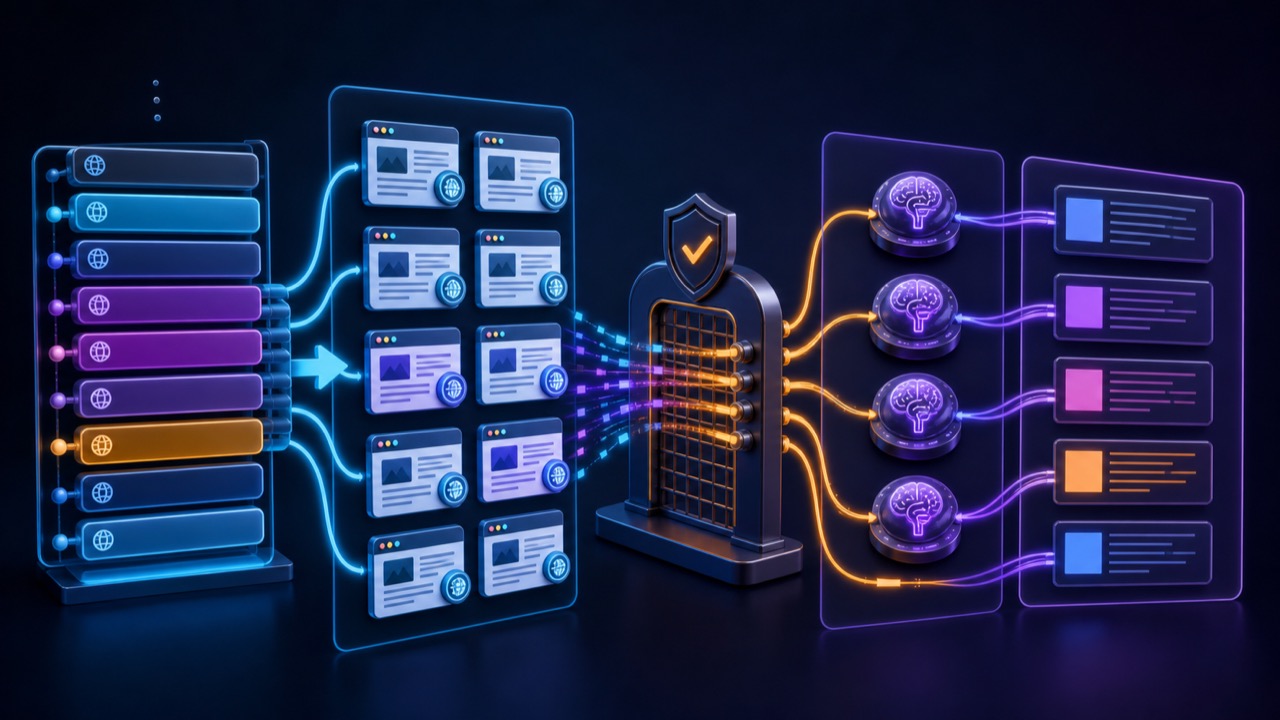 ภาพประกอบ: Tool: batch_browse — อ่านหลาย URL ในคำเรียกเดียว ด้วยสถาปัตยกรรม 2 เฟสที่กัน LLM ชนกัน
